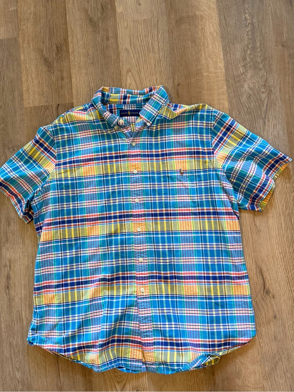 Polo Ralph Lauren Men’s XXL Plaid Button Down Shirt Multicolor Preppy